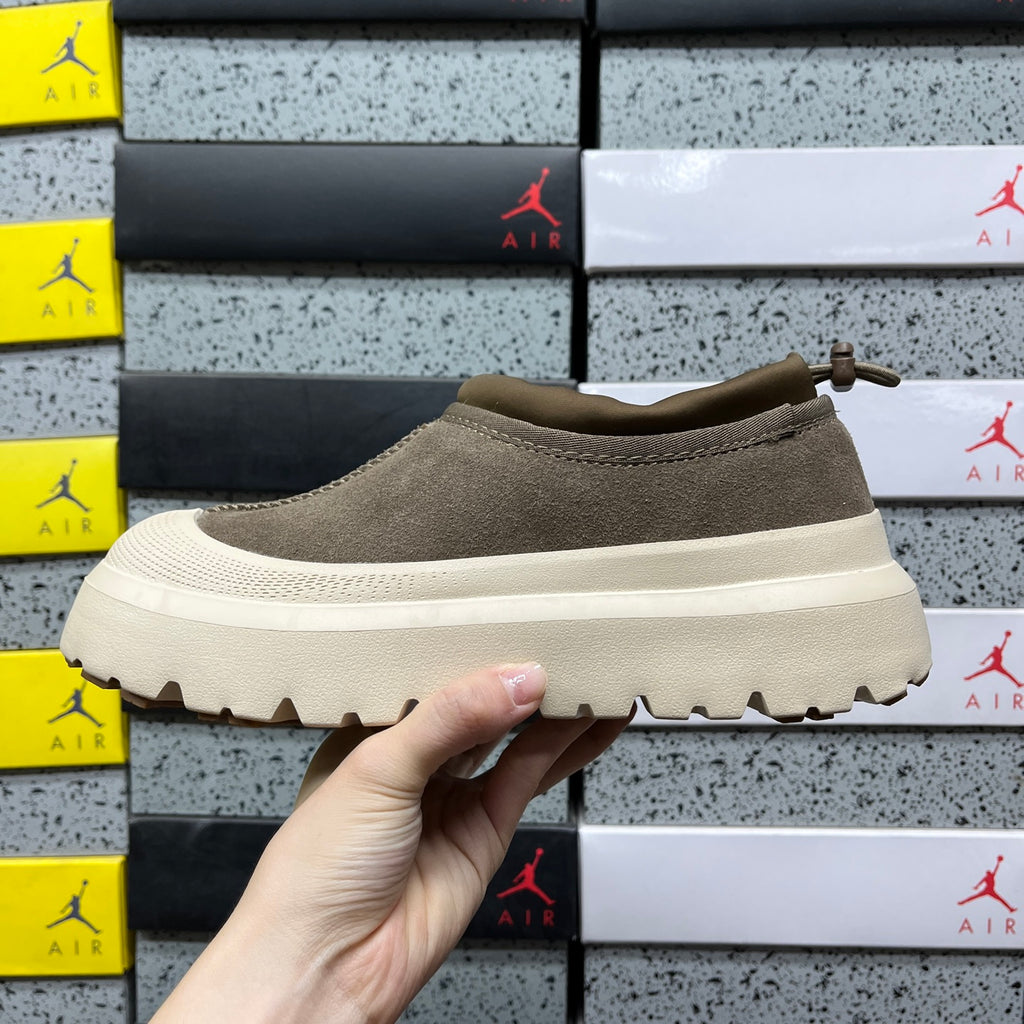 UGG Platform Slip-On Shoes in Walnut & Cream