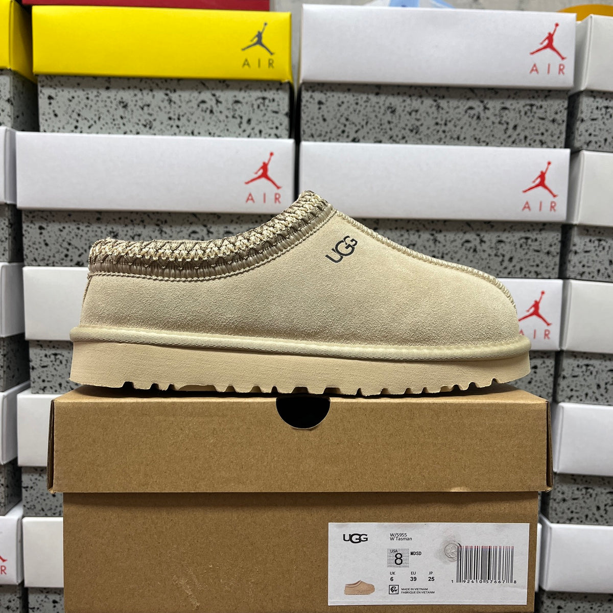 UGG Decorative-Trim Slip-On Shoes in Mustard Seed