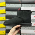 UGG Mini Pull-On Ankle Boots in Black