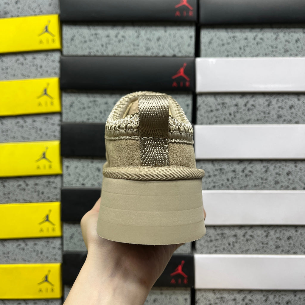 UGG Platform Slip-On Shoes in Mustard Seed