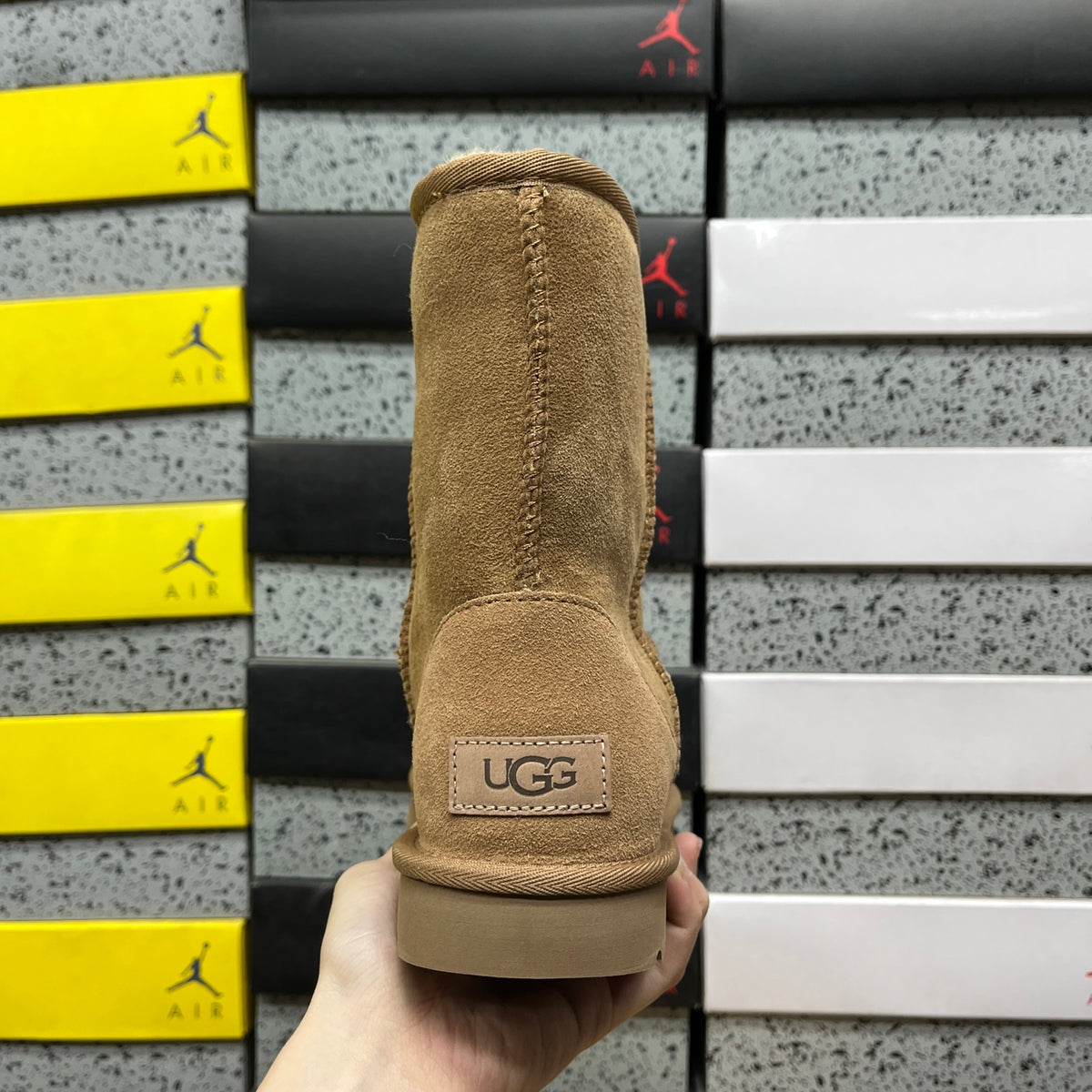 UGG Mid-Calf Pull-On Boots in Chestnut