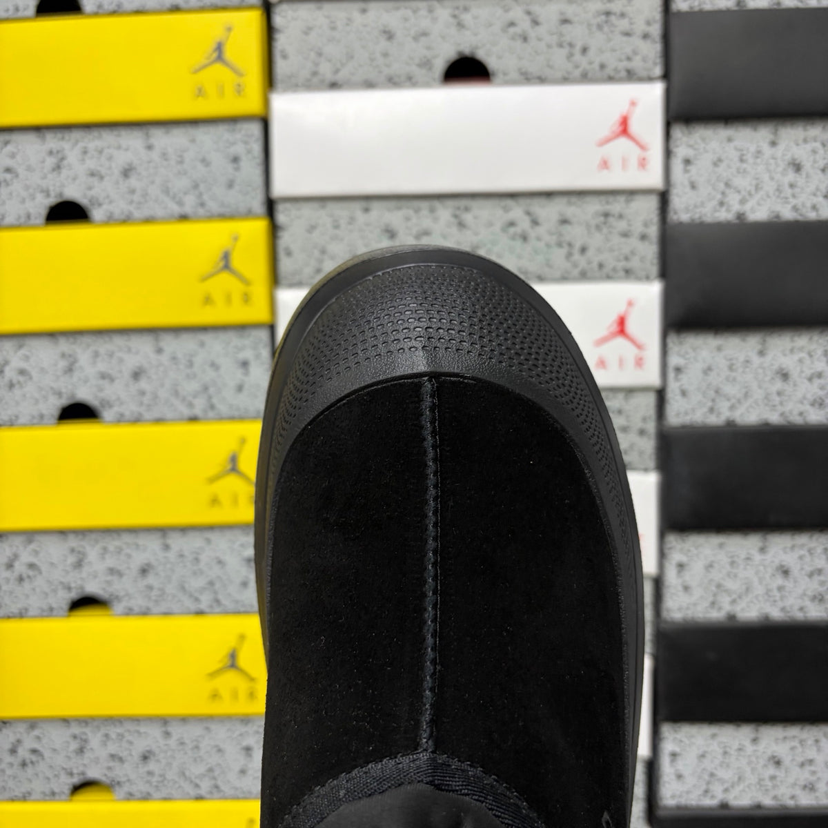 UGG Lug-Sole Slip-On Shoes in Black