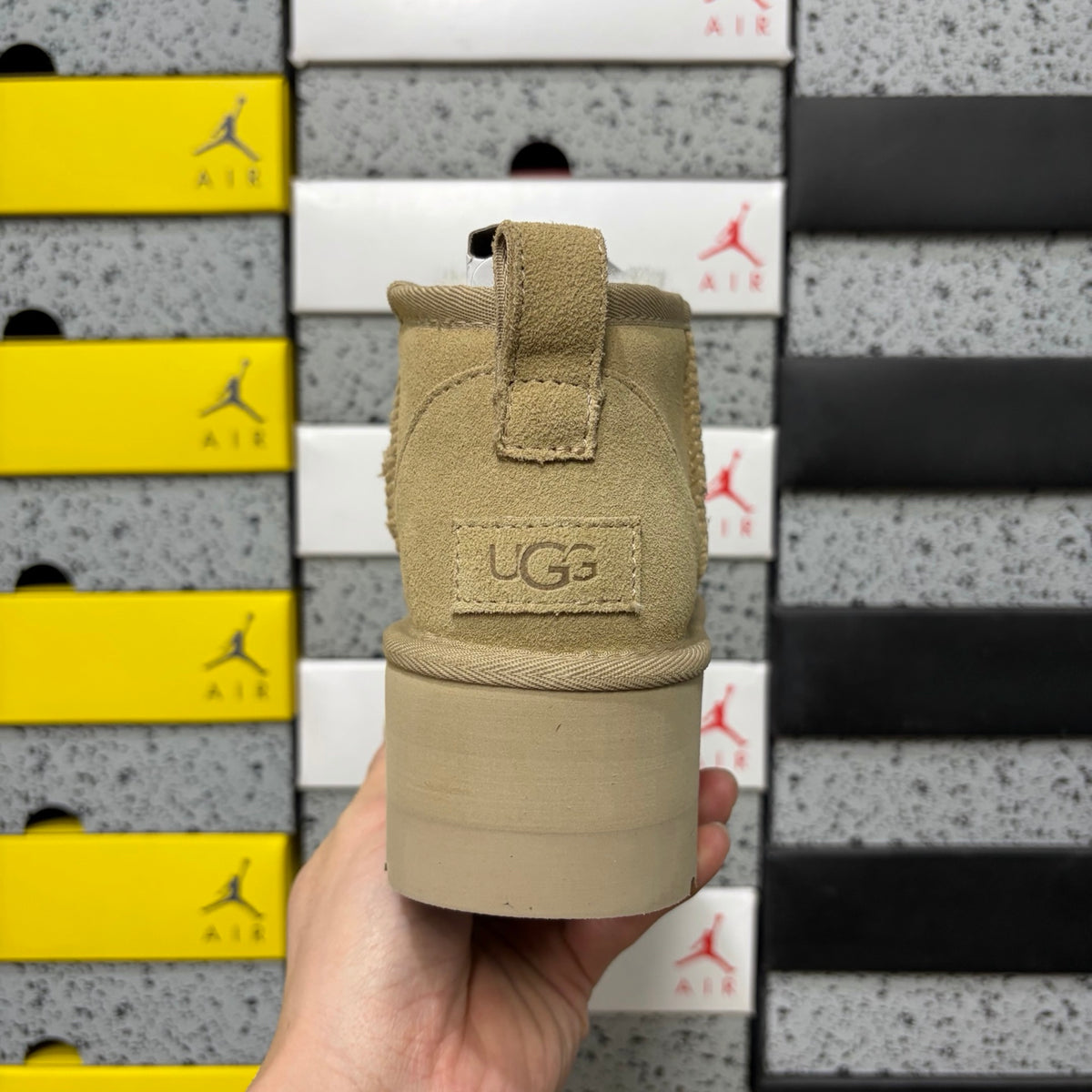 UGG Mini Platform Boots in Mustard – 5 cm