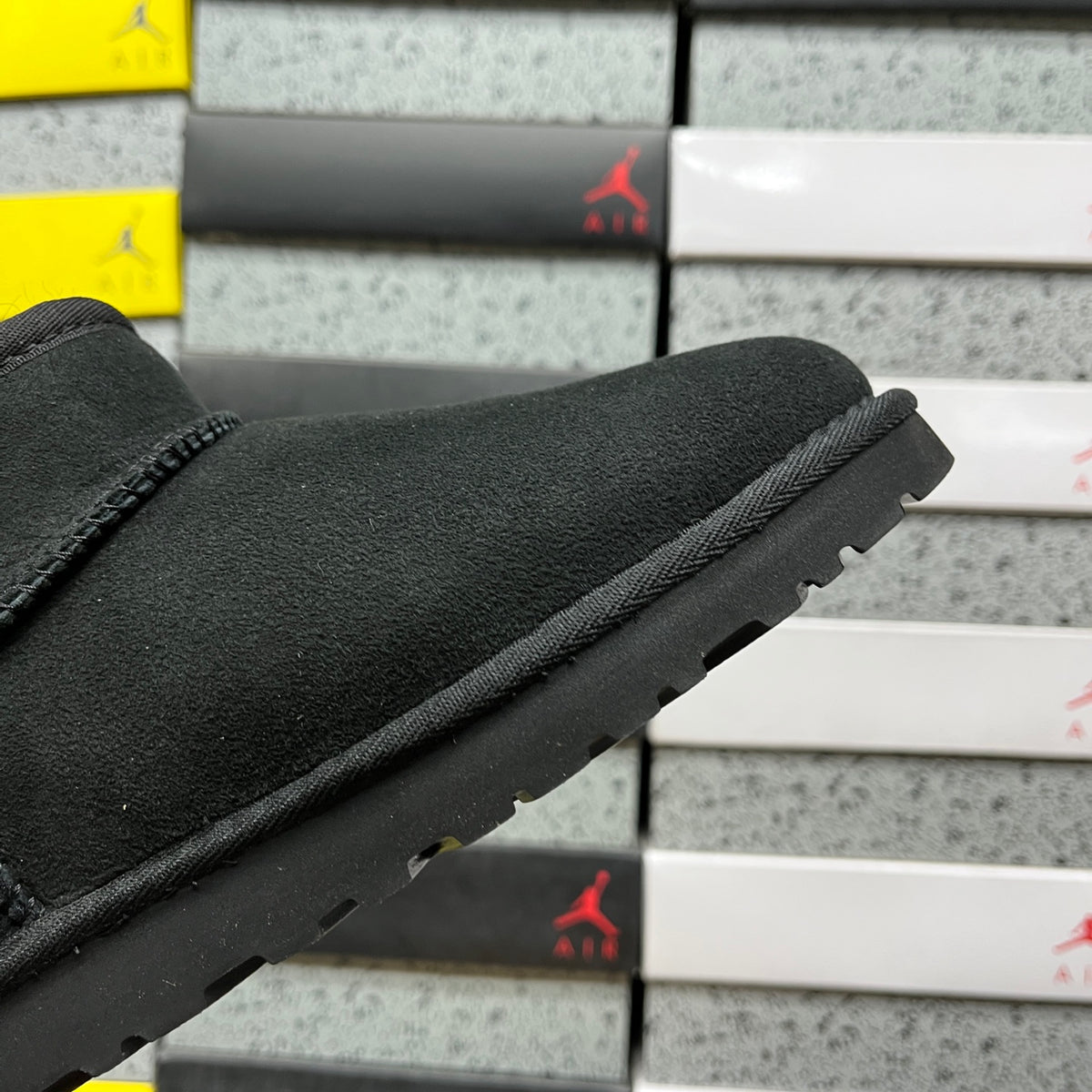 UGG Mini Pull-On Ankle Boots in Black