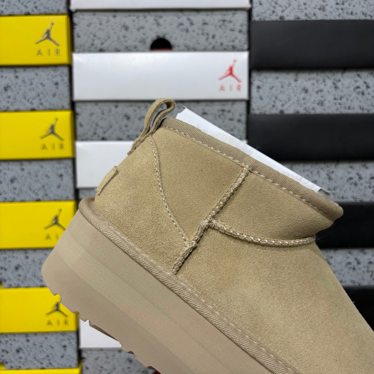 UGG Mini Platform Boots in Mustard – 5 cm
