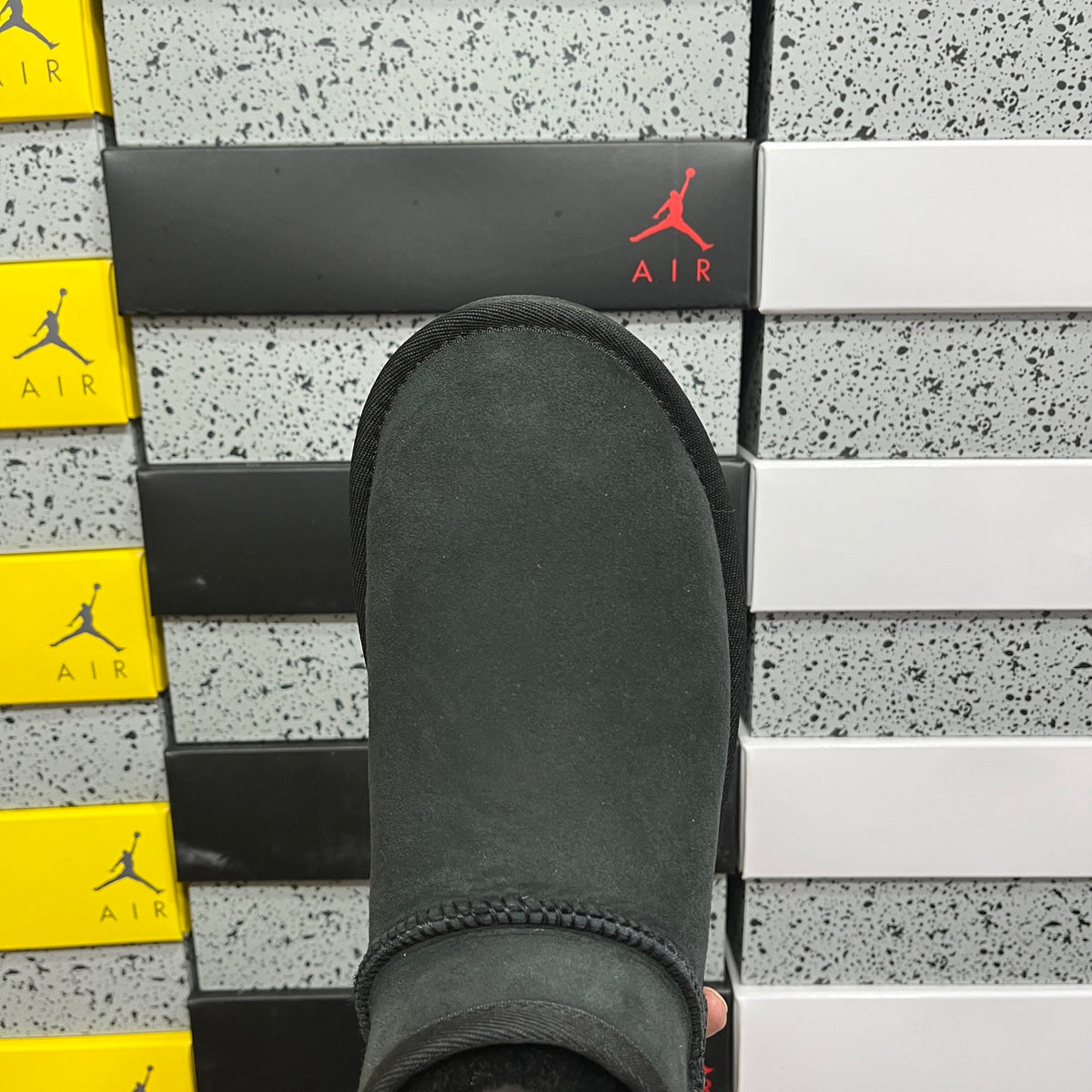 UGG Mini Pull-On Ankle Boots in Black