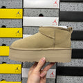 UGG Mini Platform Boots in Mustard – 5 cm