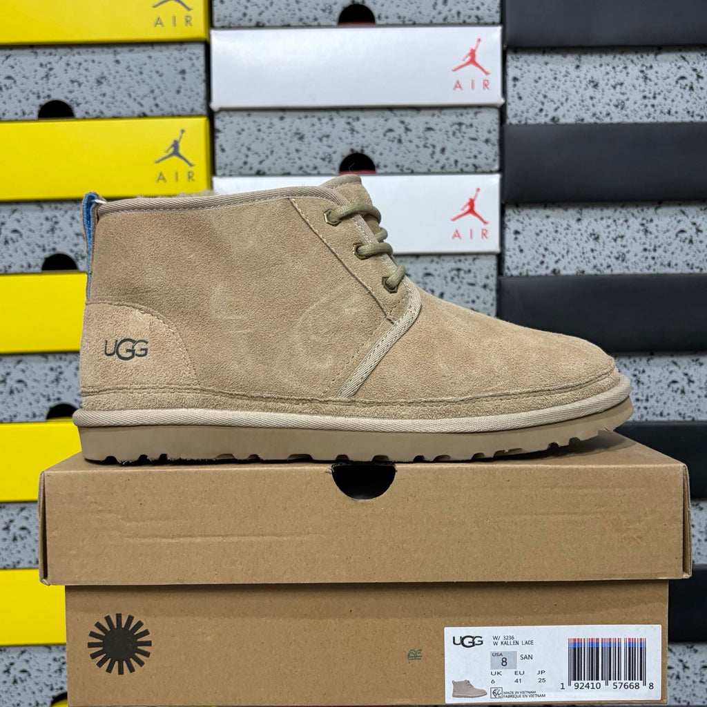 UGG Lace-Up Chukka Ankle Boots in Sand