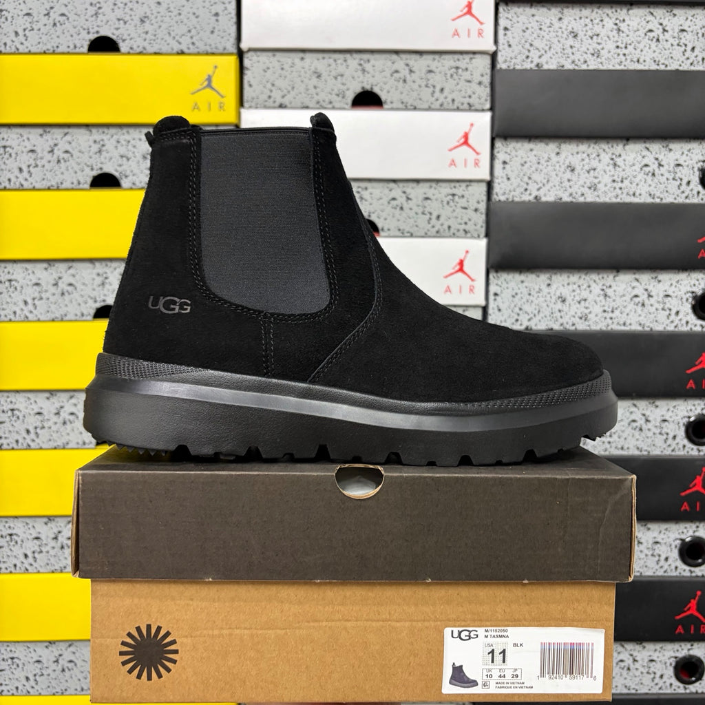 UGG Lug-Sole Chelsea Ankle Boots in Black