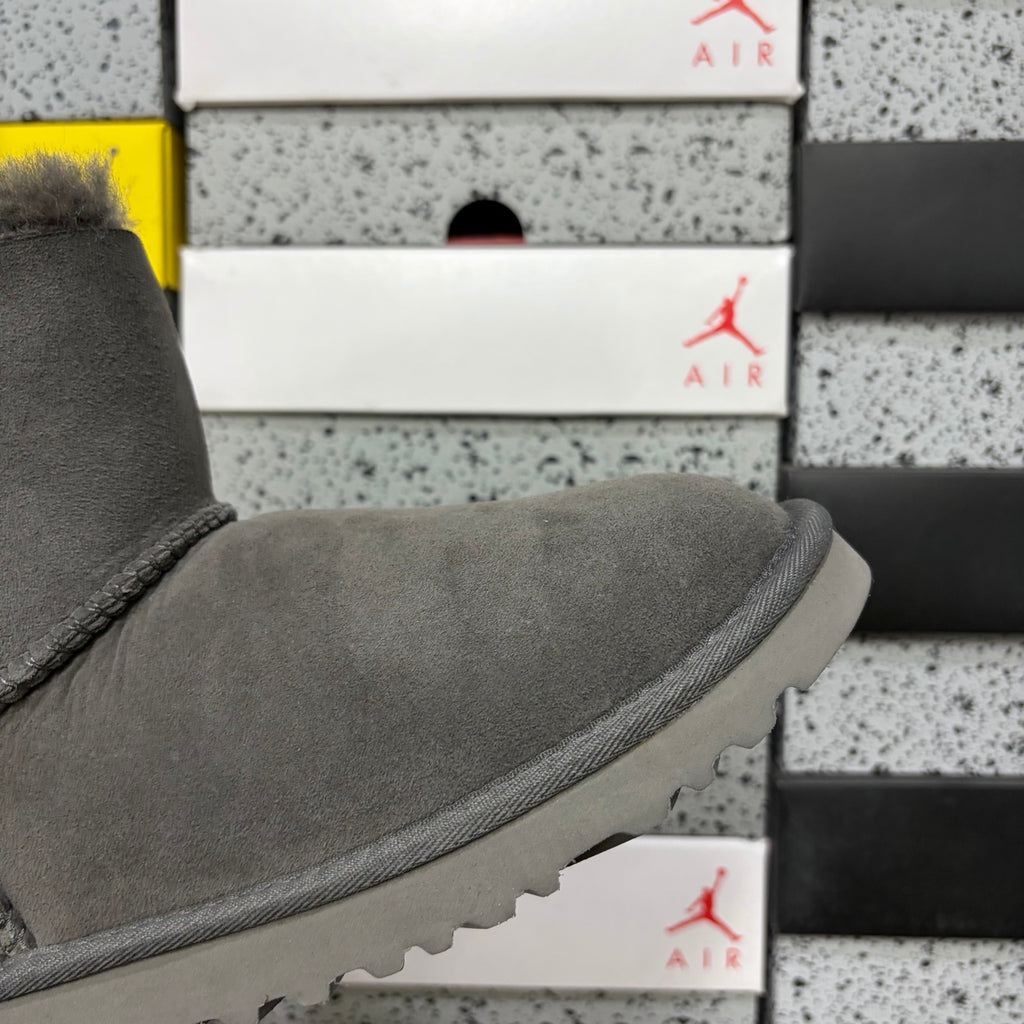 UGG Mid-Calf Button Boots in Gray