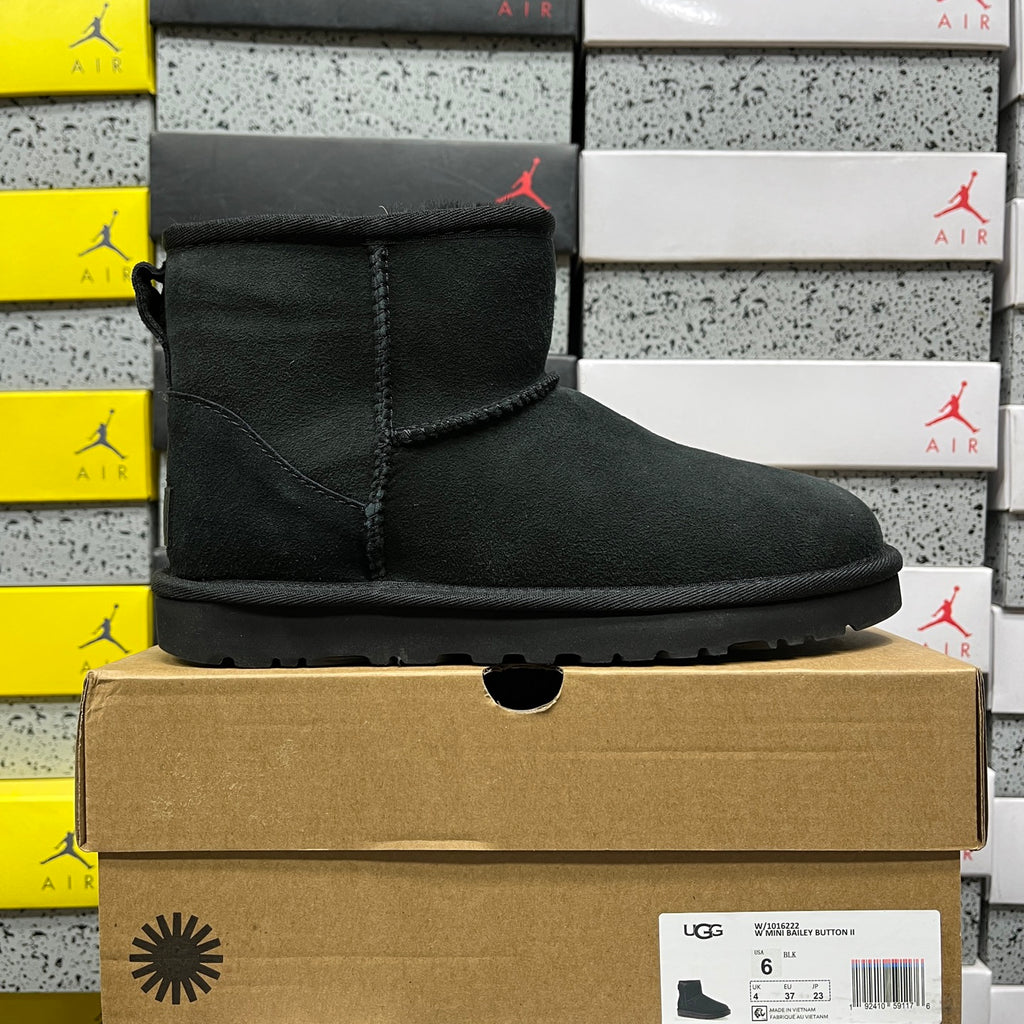 UGG Mini Pull-On Ankle Boots in Black