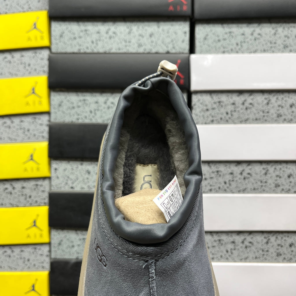 UGG Platform Slip-On Shoes in Asphalt Grey & Taupe