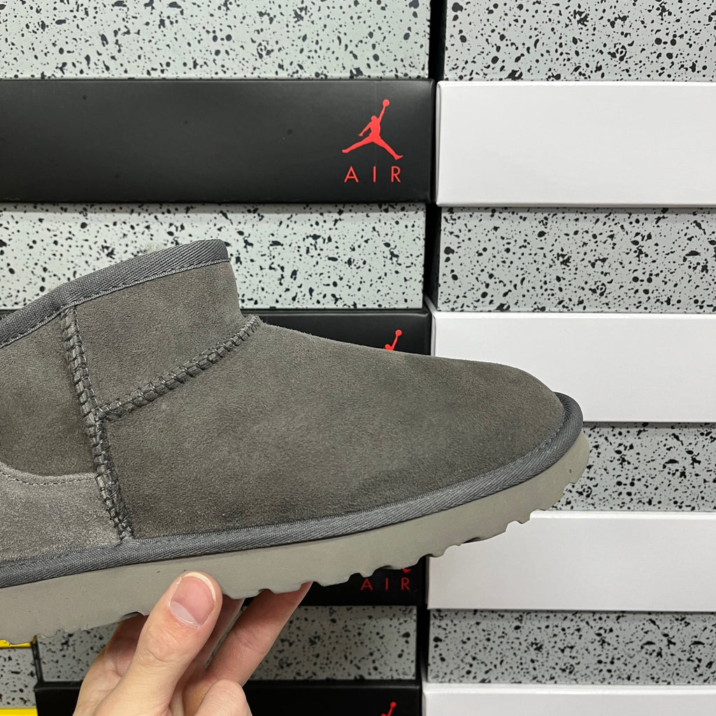UGG Mini Pull-On Ankle Boots in Grey
