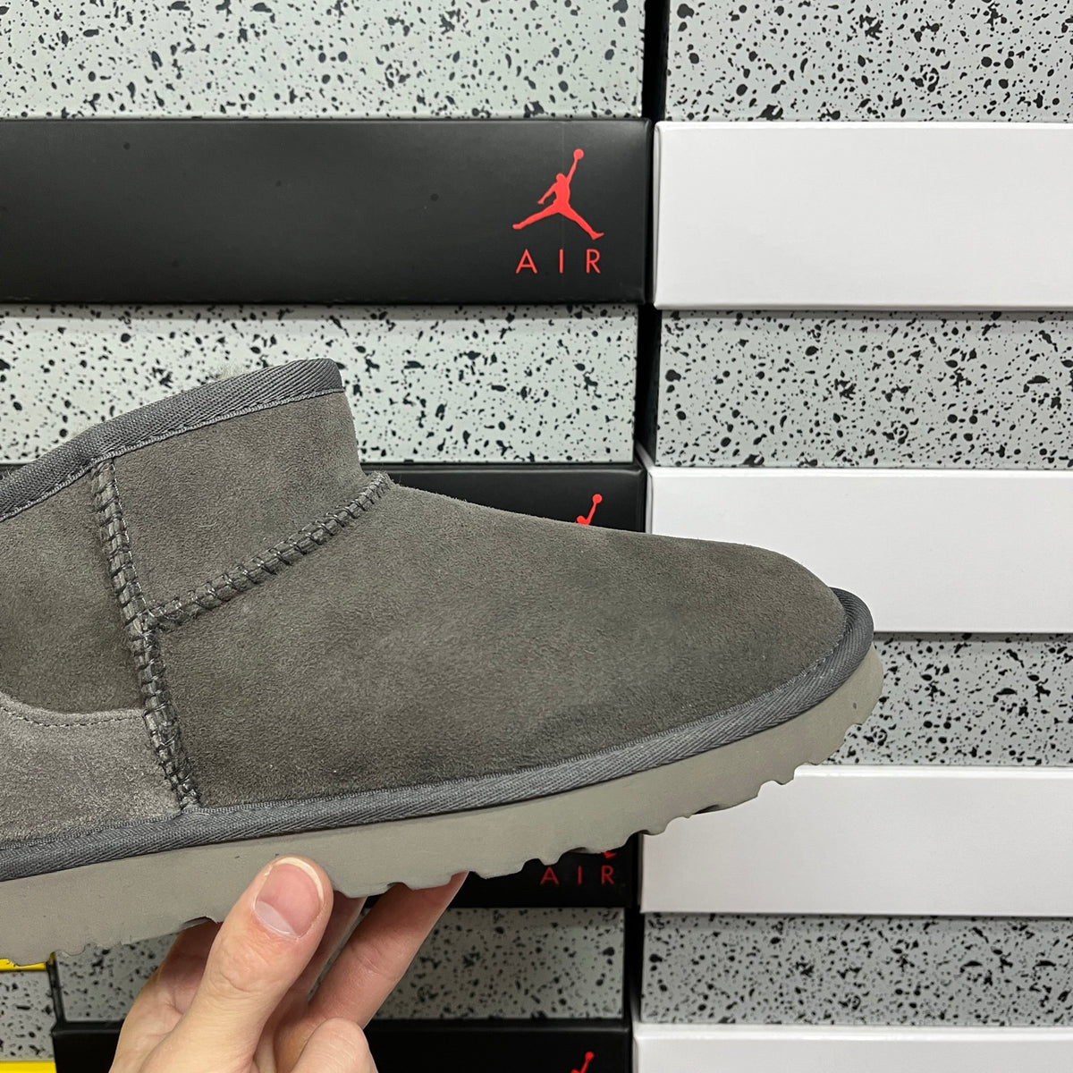 UGG Mini Pull-On Ankle Boots in Grey