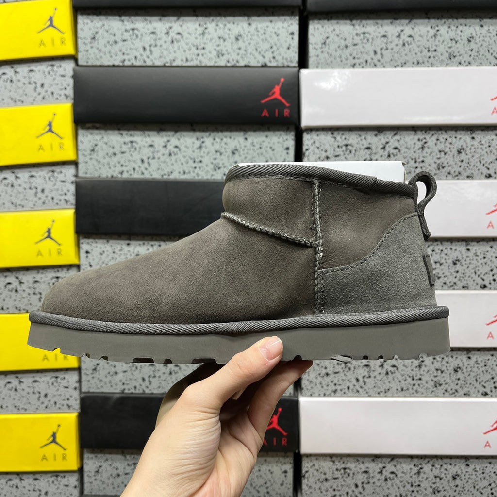 UGG Mini Pull-On Ankle Boots in Grey