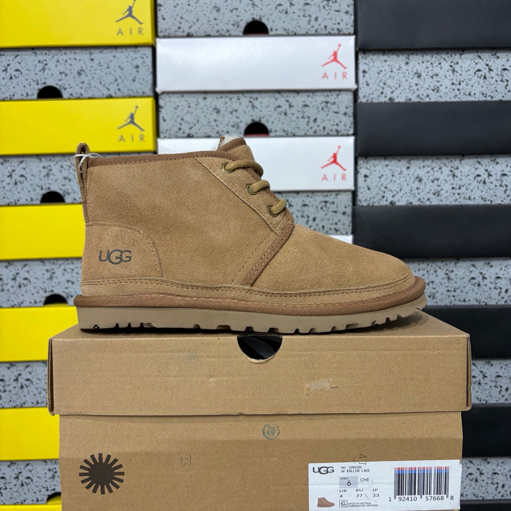 UGG Lace-Up Chukka Ankle Boots in Chestnut