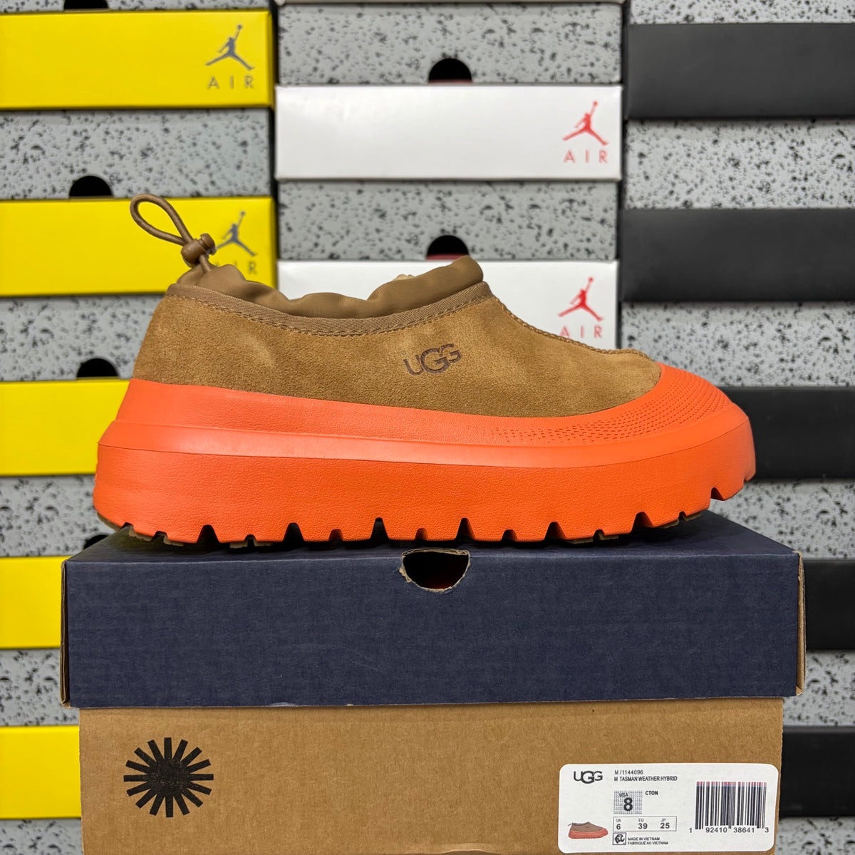 UGG Lug-Sole Slip-On Shoes in Chestnut & Orange