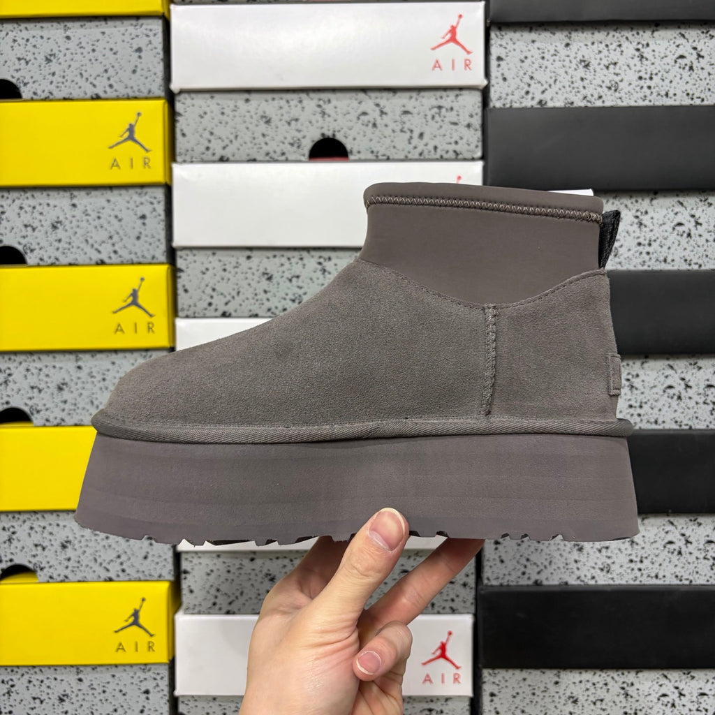 UGG Platform Ankle Boots in Thundercloud Grey
