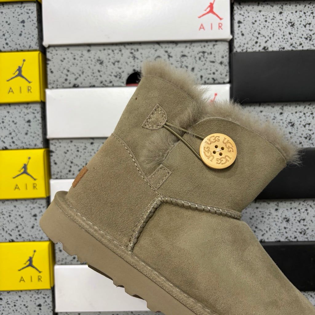 UGG Mid-Calf Button Boots in Antelope Brown