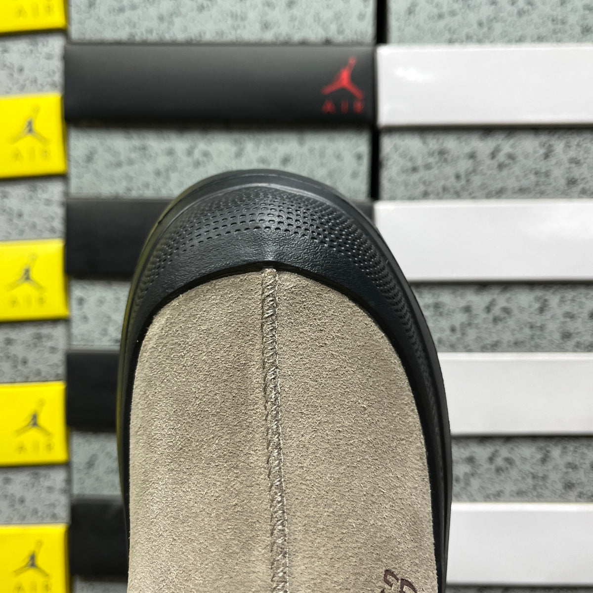 UGG Platform Slip-On Shoes in Smoke Grey & Black