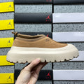 UGG Platform Slip-On Shoes in Chestnut & Cream
