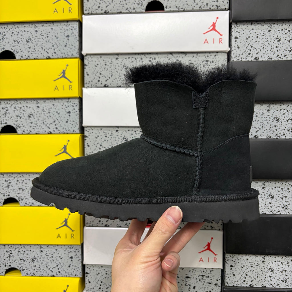 UGG Mid-Calf Button Boots in Black