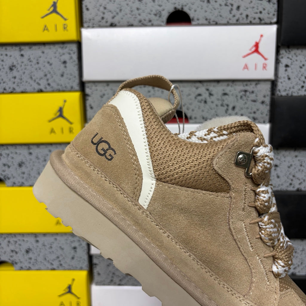 UGG Low-Top Lace-Up Sneakers in Sand