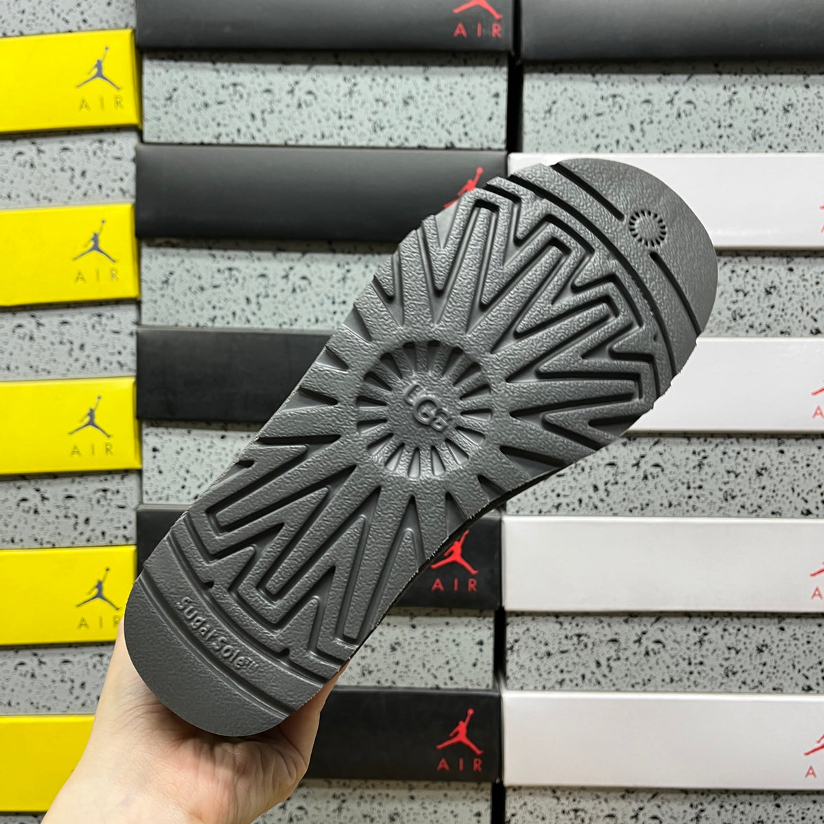 UGG Mid-Calf Pull-On Boots in Grey