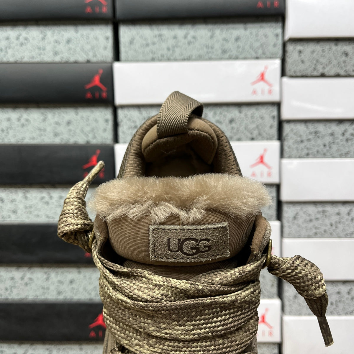 UGG Low-Top Platform Sneakers in Smoky Brown
