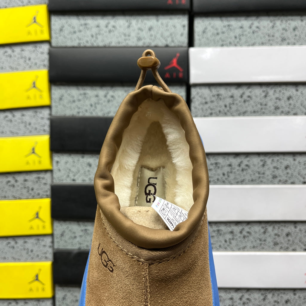 UGG Platform Slip-On Shoes in Chestnut & Blue