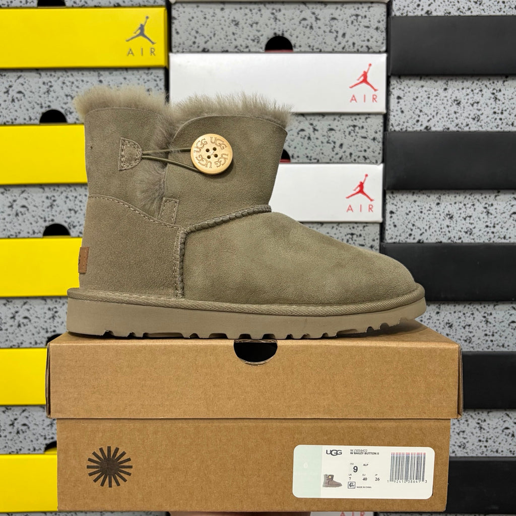 UGG Mid-Calf Button Boots in Antelope Brown