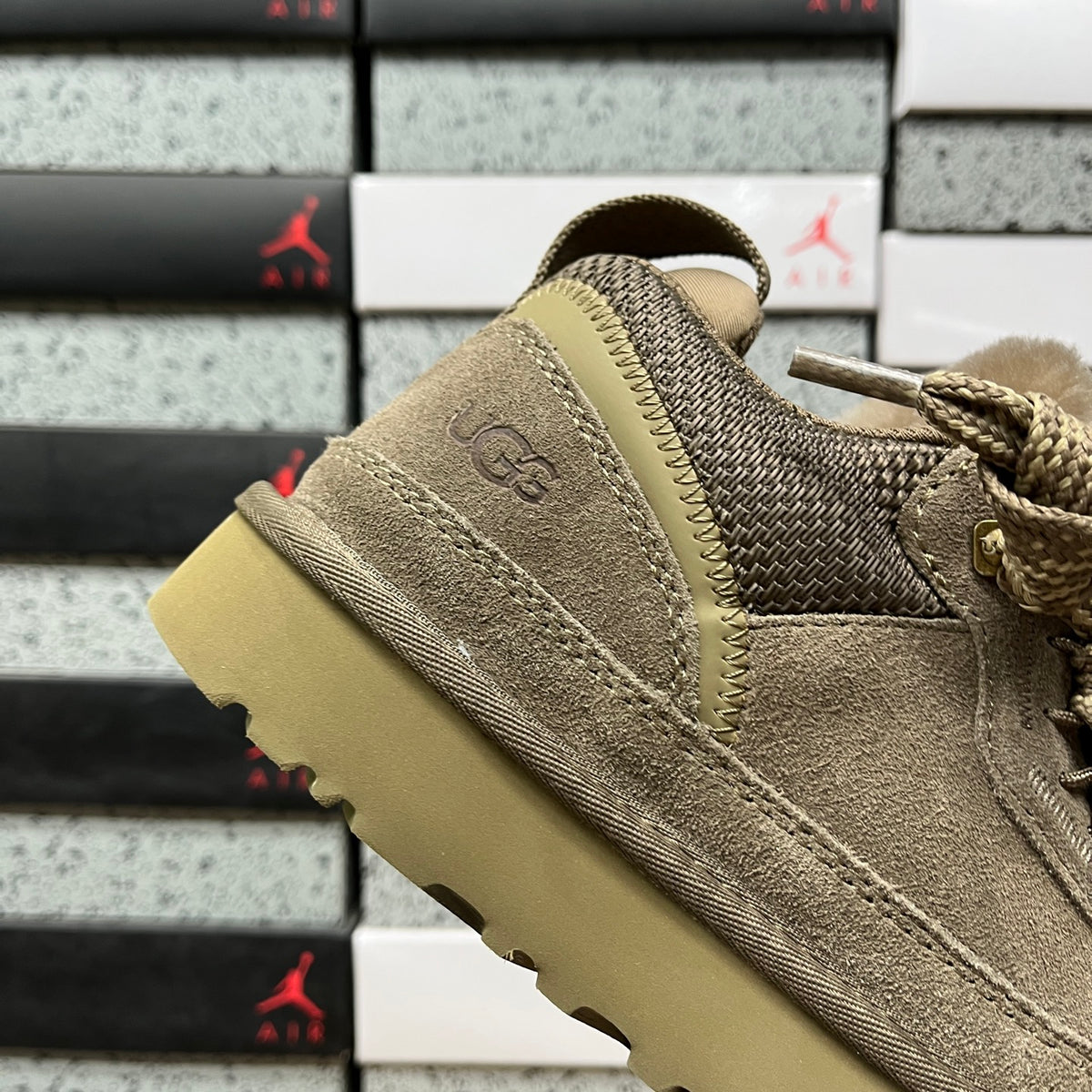 UGG Low-Top Platform Sneakers in Smoky Brown