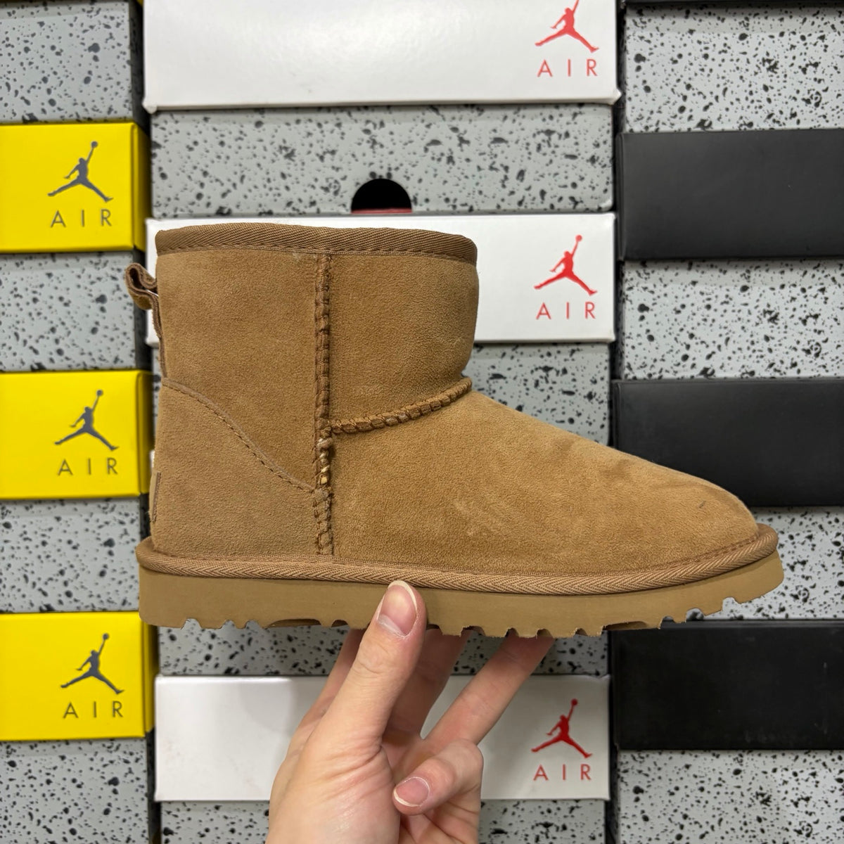 UGG Mid-Calf Pull-On Boots in Chestnut