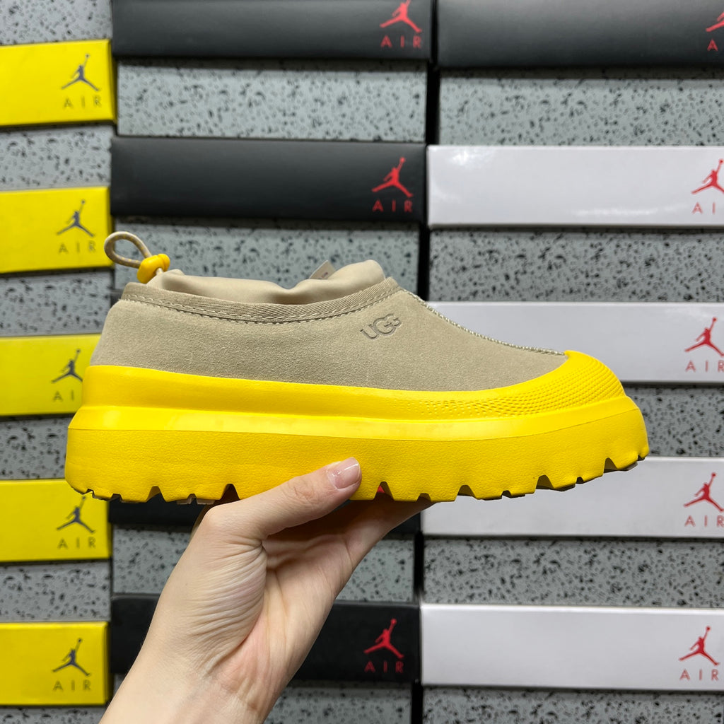 UGG Platform Slip-On Shoes in Sand & Yellow