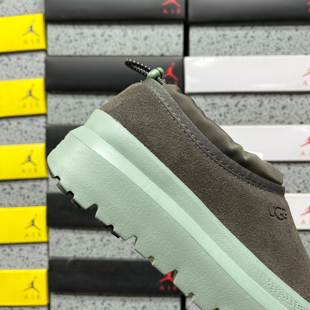 UGG Platform Slip-On Shoes in Charcoal & Mint Green
