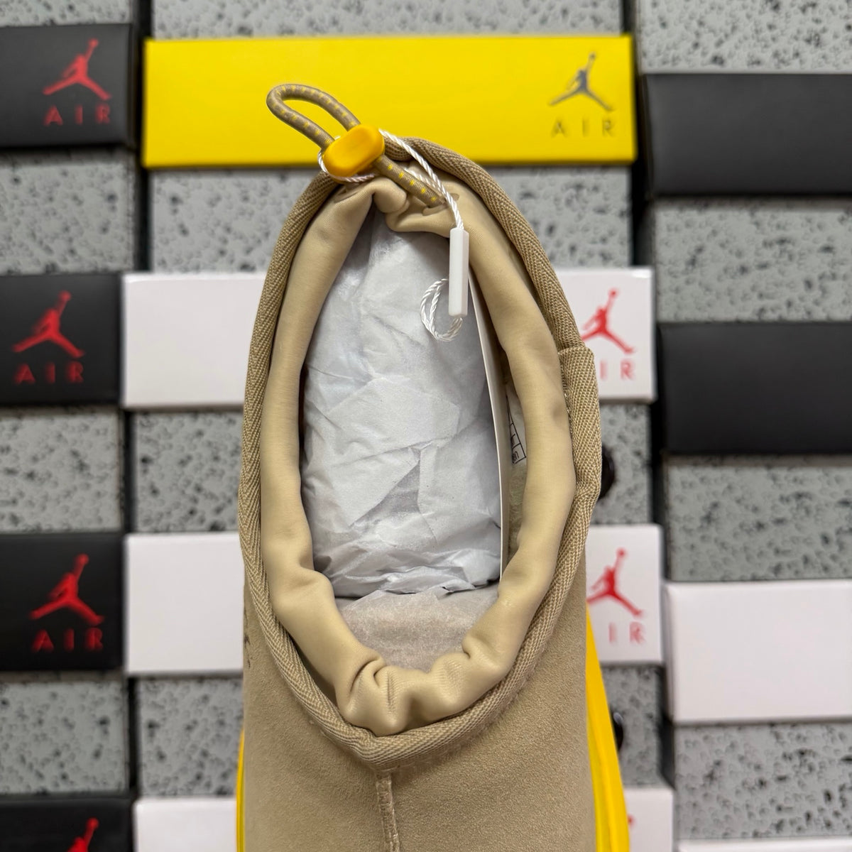 UGG Lug-Sole Slip-On Shoes in Sand & Yellow