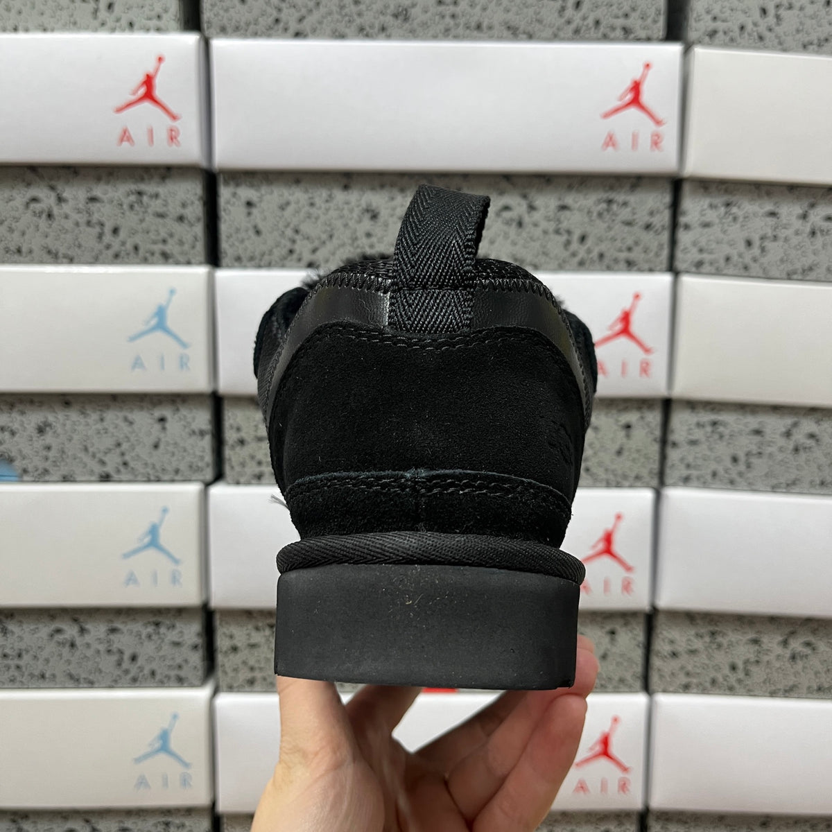 UGG Low-Top Lace-Up Sneakers in Black