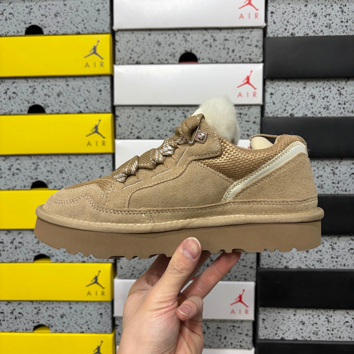 UGG Low-Top Platform Sneakers in Sand