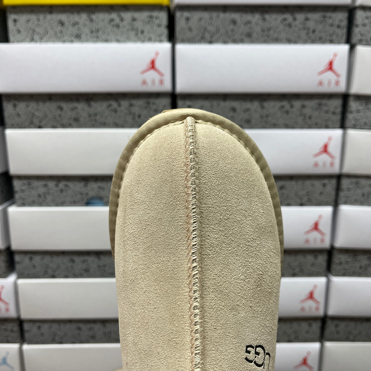 UGG Decorative-Trim Slip-On Shoes in Mustard Seed