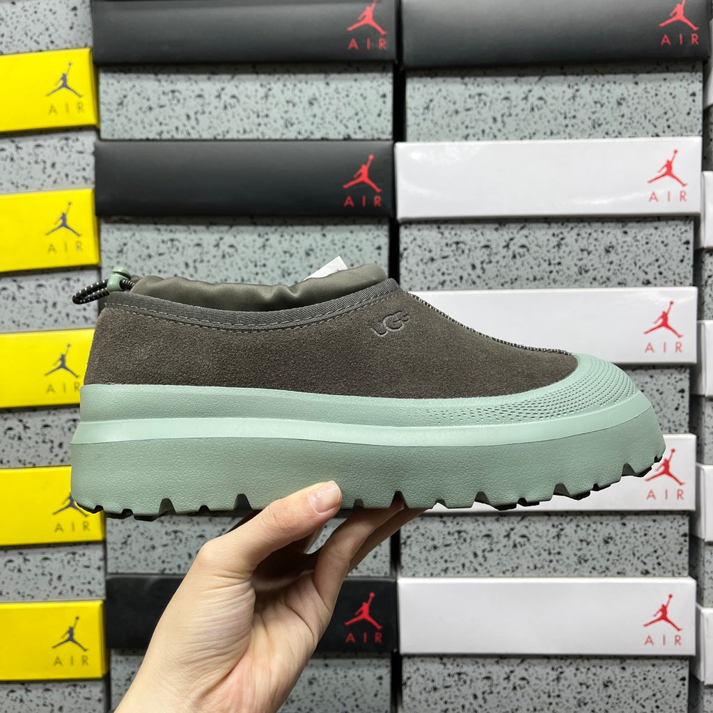 UGG Platform Slip-On Shoes in Charcoal & Mint Green