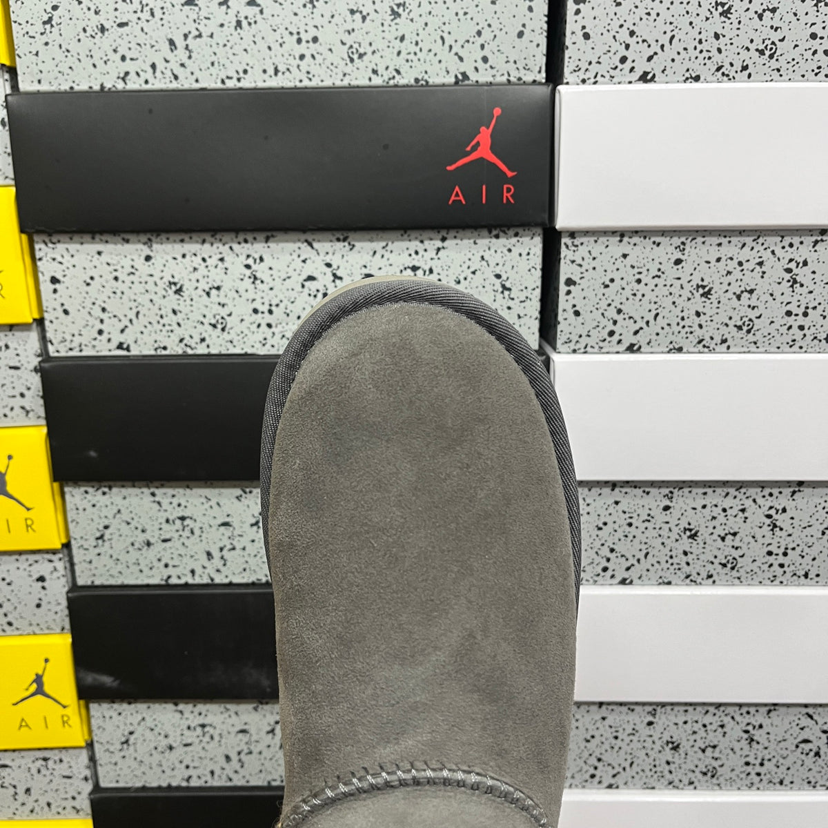 UGG Mini Pull-On Ankle Boots in Grey