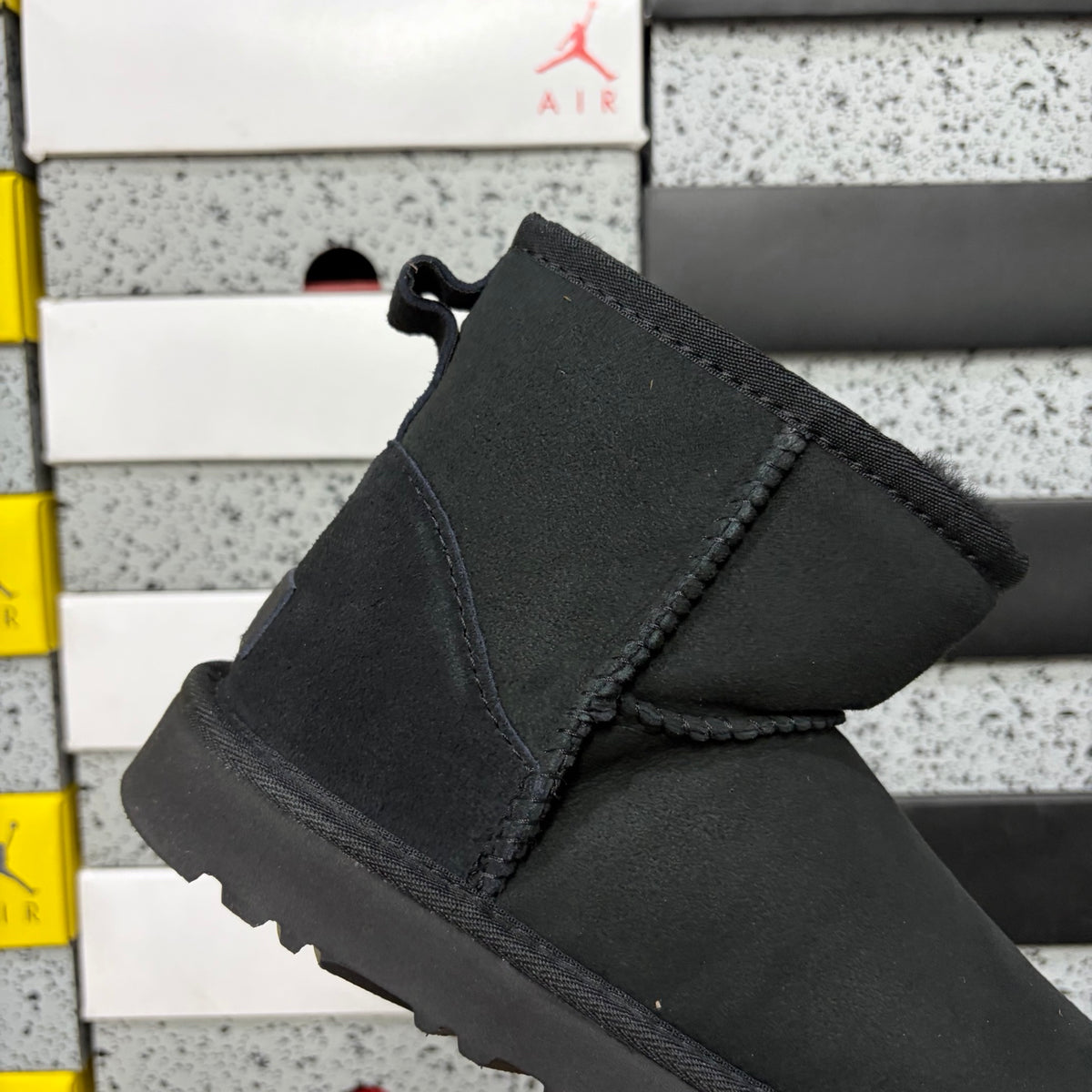 UGG Mid-Calf Pull-On Boots in Black
