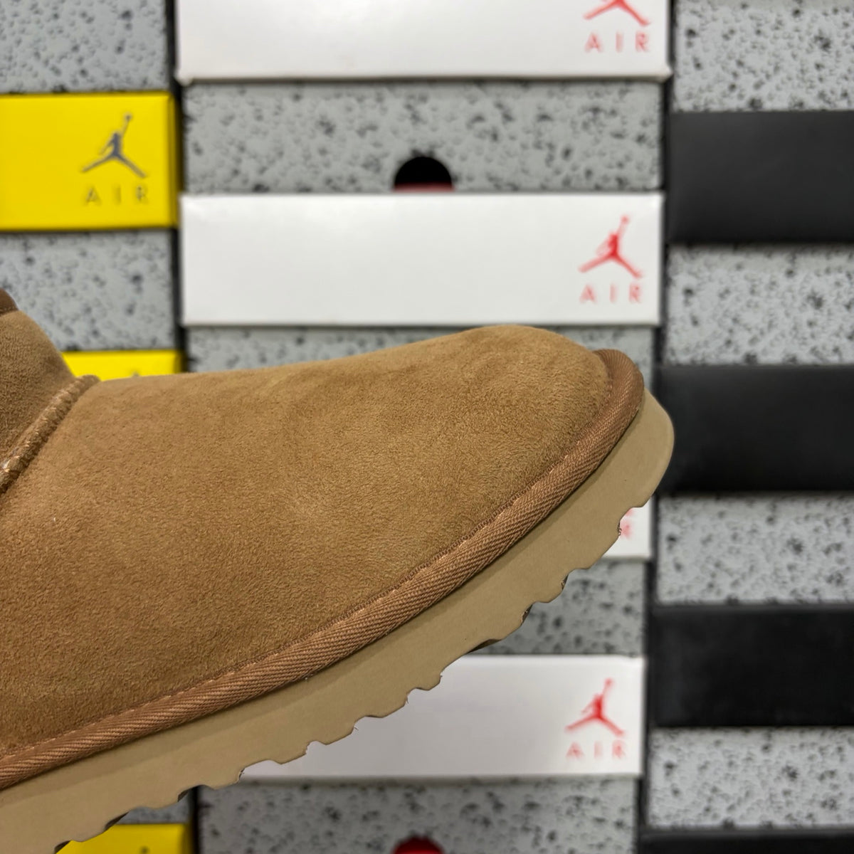 UGG Mini Pull-On Ankle Boots in Chestnut