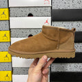 UGG Mini Pull-On Ankle Boots in Chestnut