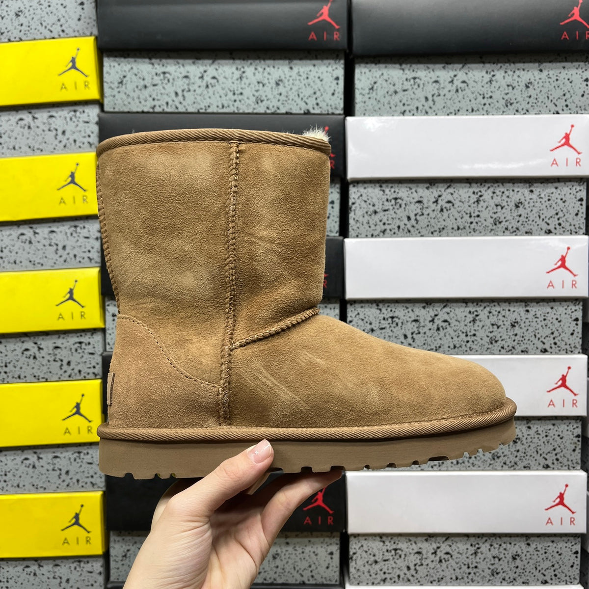 UGG Mid-Calf Pull-On Boots in Chestnut