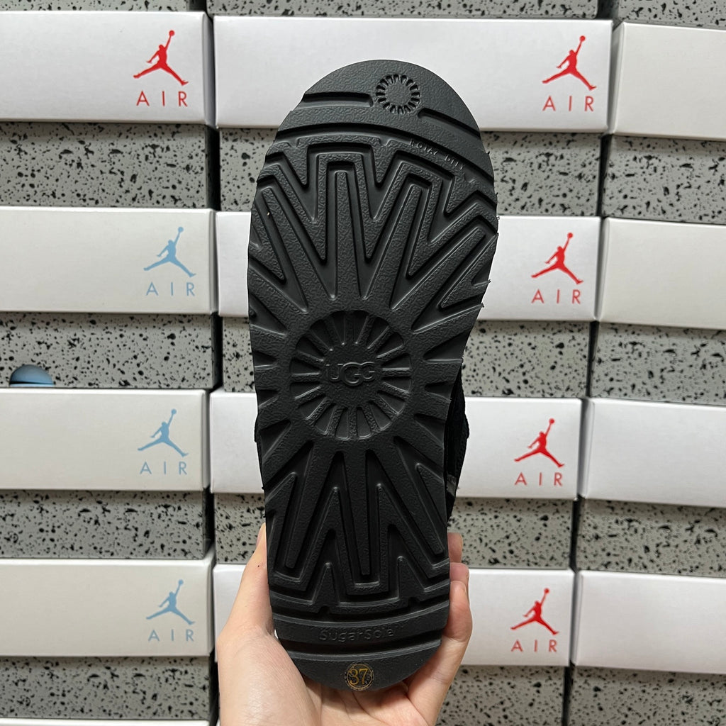 UGG Low-Top Lace-Up Sneakers in Black