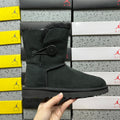 UGG Mid-Calf Button Boots in Black