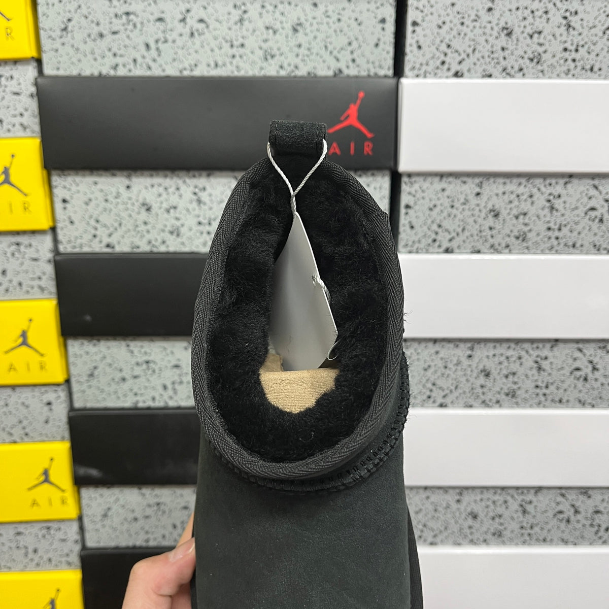 UGG Mini Pull-On Ankle Boots in Black