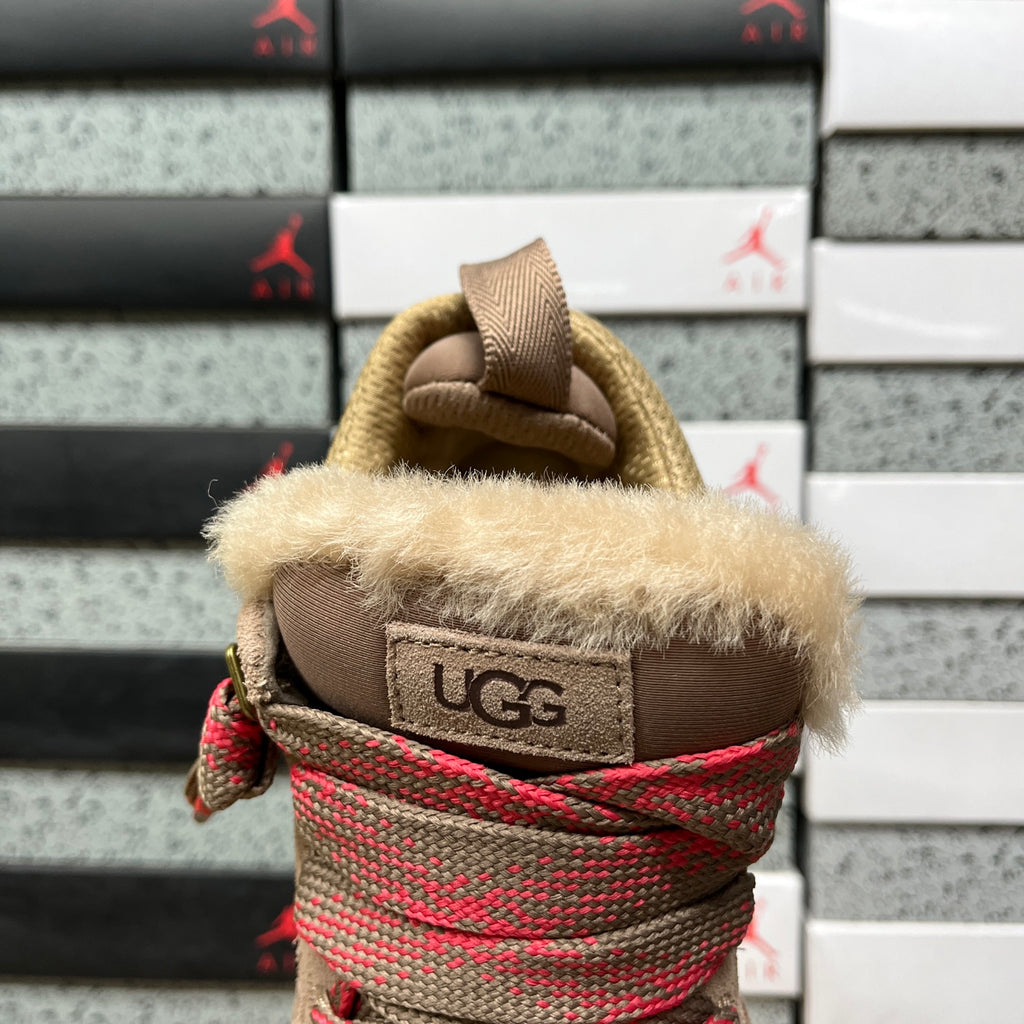 UGG Low-Top Platform Sneakers in Brown & Pink