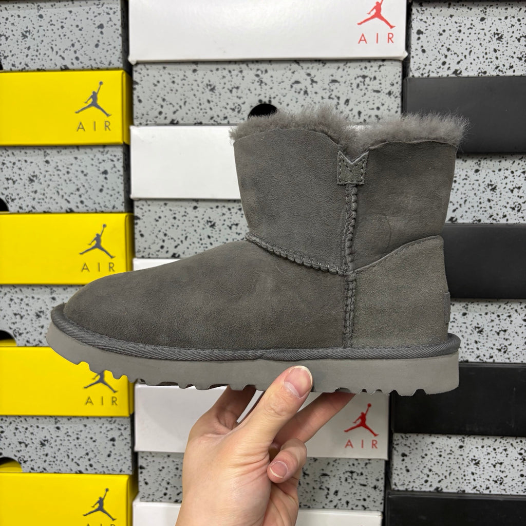 UGG Mid-Calf Button Boots in Gray